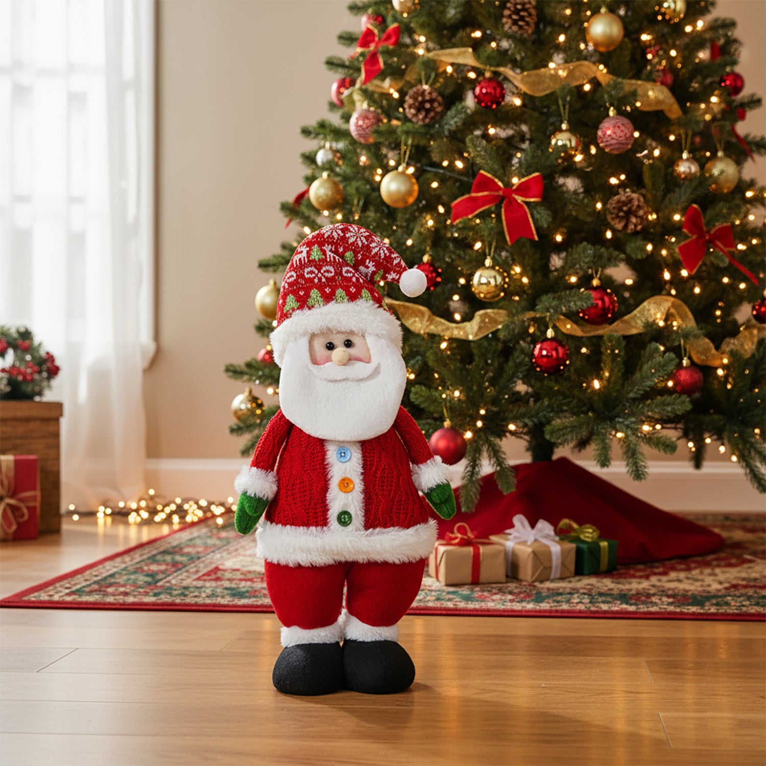 VESTIAMO CASA GRAN NATALE - Personaggio Natalizio h43 cm